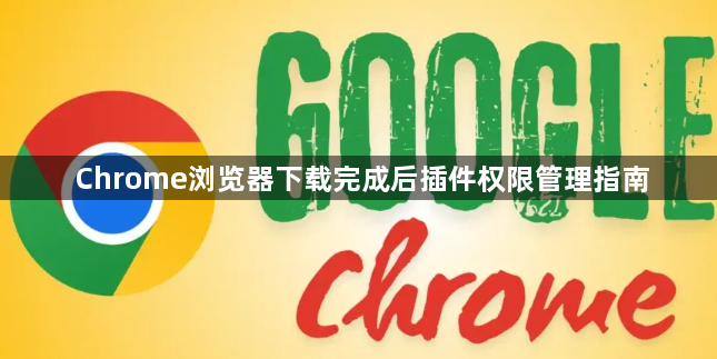 Chrome浏览器下载完成后插件权限管理指南1