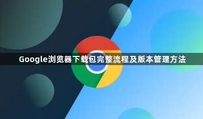 Google浏览器下载包完整流程及版本管理方法1