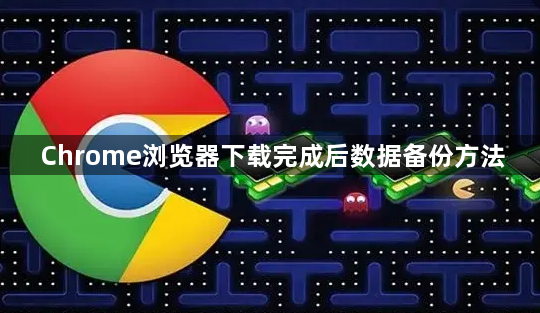 Chrome浏览器下载完成后数据备份方法1
