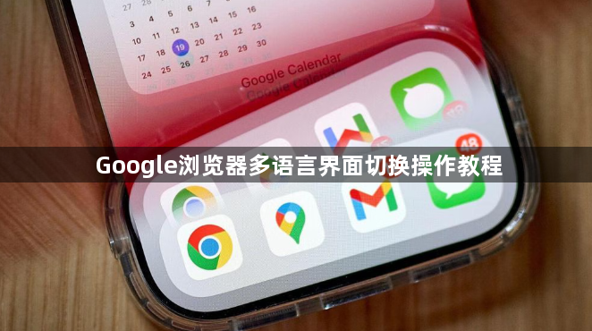 Google浏览器多语言界面切换操作教程1
