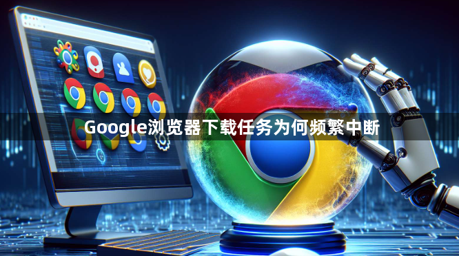 Google浏览器下载任务为何频繁中断1