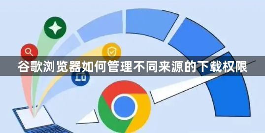 谷歌浏览器如何管理不同来源的下载权限1