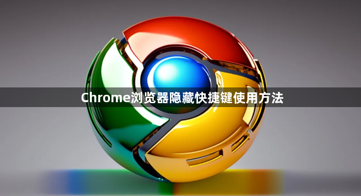 Chrome浏览器隐藏快捷键使用方法1