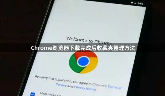 Chrome浏览器下载完成后收藏夹整理方法1
