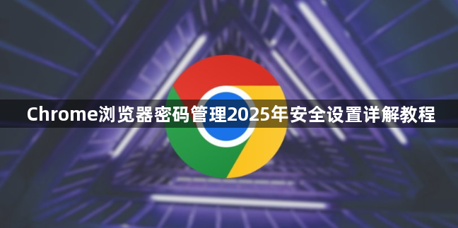 Chrome浏览器密码管理2025年安全设置详解教程1