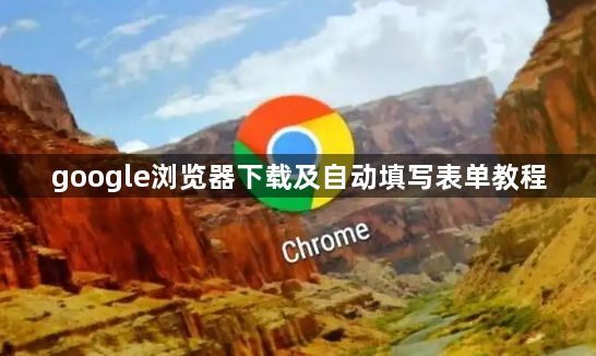 google浏览器下载及自动填写表单教程1