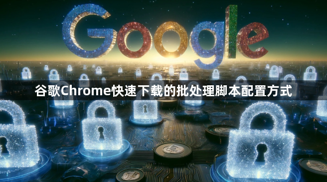 谷歌Chrome快速下载的批处理脚本配置方式1