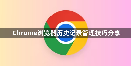 Chrome浏览器历史记录管理技巧分享1