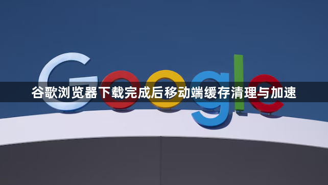 谷歌浏览器下载完成后移动端缓存清理与加速1