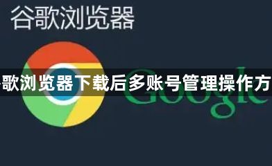 谷歌浏览器下载后多账号管理操作方法1