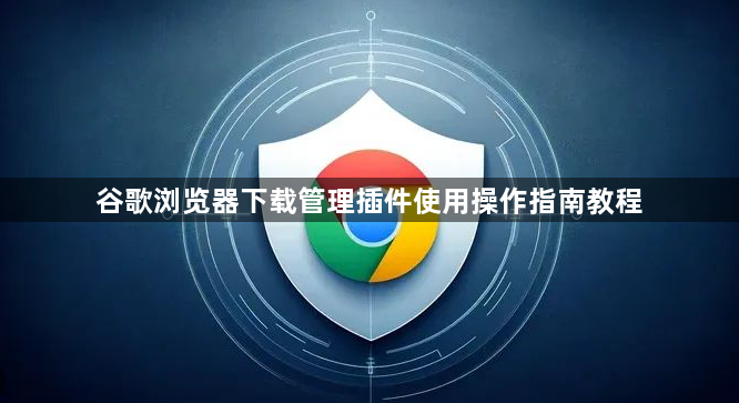 谷歌浏览器下载管理插件使用操作指南教程1