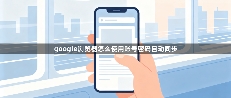 google浏览器怎么使用账号密码自动同步1