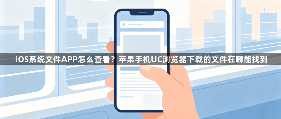 iOS系统文件APP怎么查看？苹果手机UC浏览器下载的文件在哪能找到1