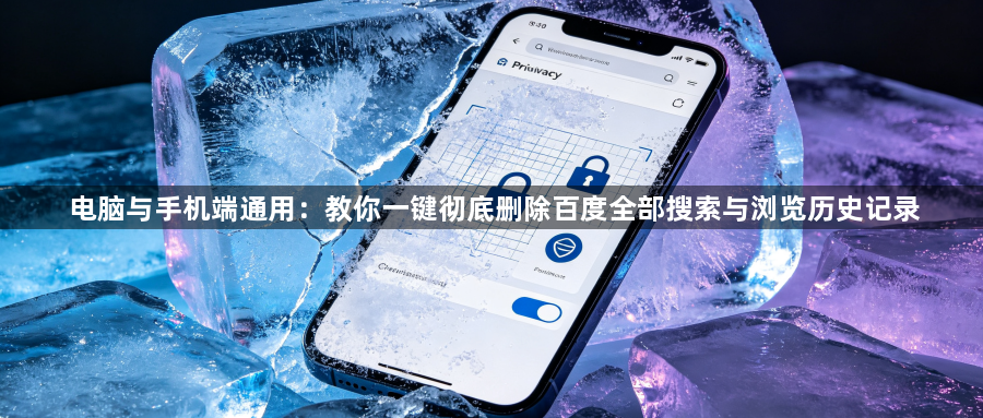 电脑与手机端通用：教你一键彻底删除百度全部搜索与浏览历史记录1