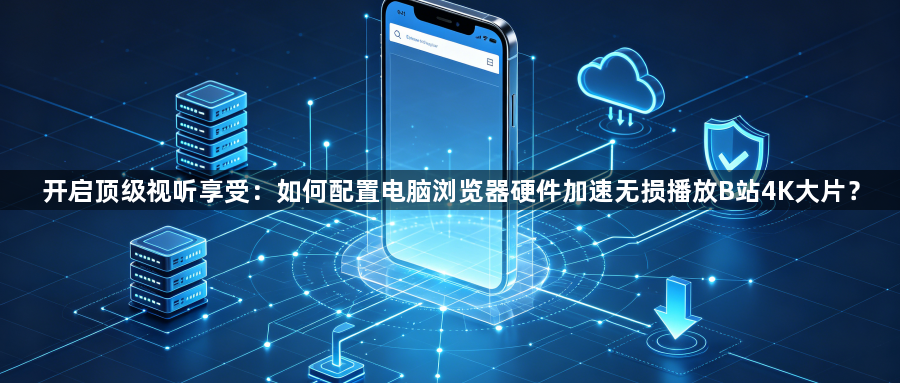 开启顶级视听享受:如何配置电脑浏览器硬件加速无损播放B站4K大片?1