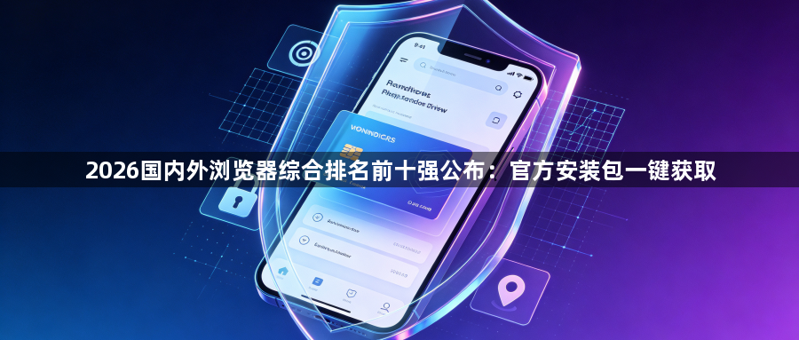 2026国内外浏览器综合排名前十强公布：官方安装包一键获取1