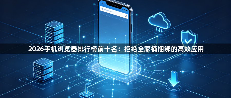 2026手机浏览器排行榜前十名：拒绝全家桶捆绑的高效应用1