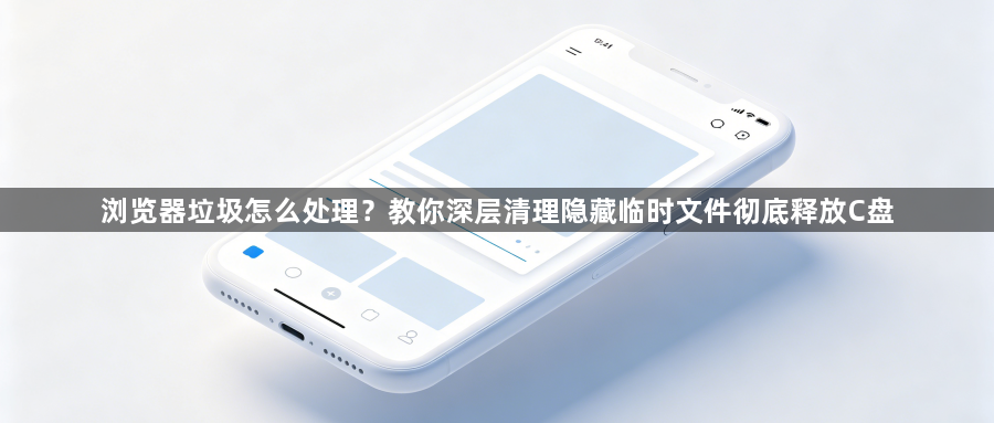 浏览器垃圾怎么处理？教你深层清理隐藏临时文件彻底释放C盘1