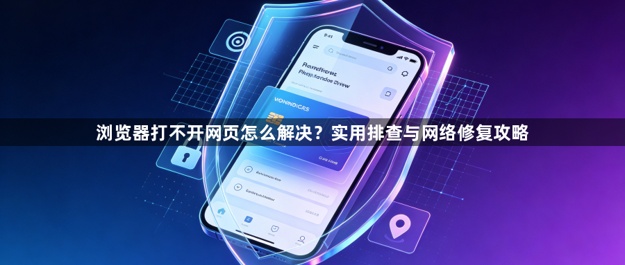 浏览器打不开网页怎么解决?实用排查与网络修复攻略1