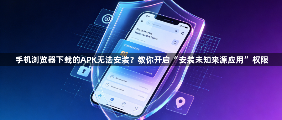 手机浏览器下载的APK无法安装？教你开启“安装未知来源应用”权限1