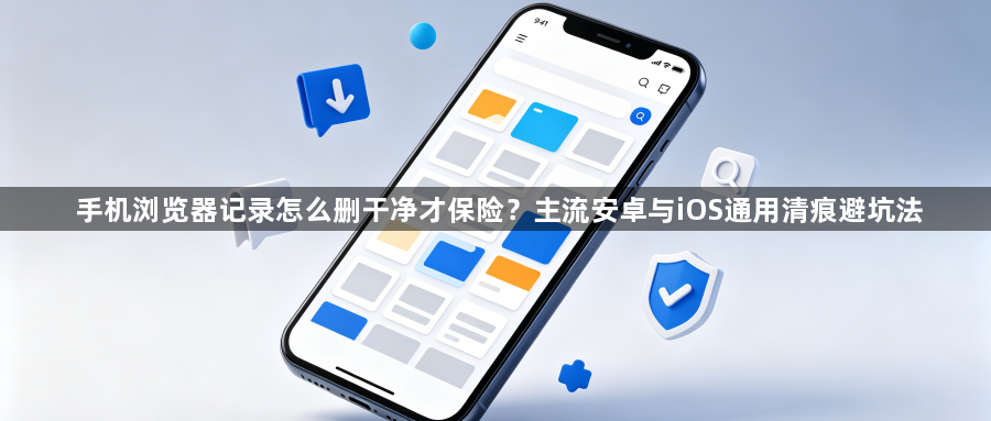 手机浏览器记录怎么删干净才保险？主流安卓与iOS通用清痕避坑法1