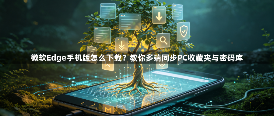 微软Edge手机版怎么下载?教你多端同步PC收藏夹与密码库1